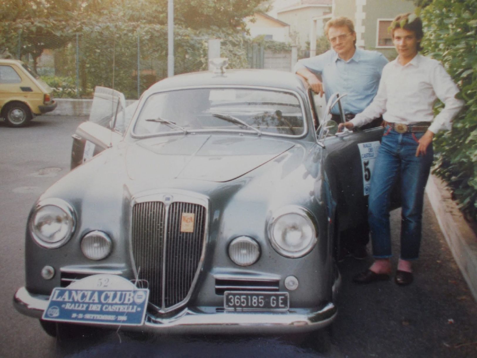 1985 apres le meeting Lancia
